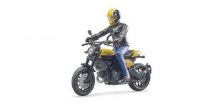 Moto Ducati Scrambler Full Throttle con Pilota | Gioco Bruder