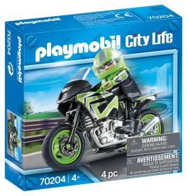 Playmobil 70204 Motociclista (Playmobil City Life) su ARSLUDICA.com