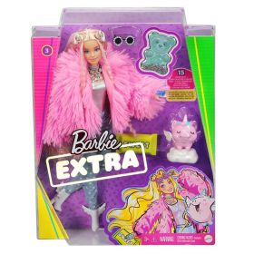 Barbie Extra con Cappotto Rosa Confezione