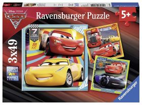 Cars 3 (Puzzle 3x49 pezzi Ravensburger)