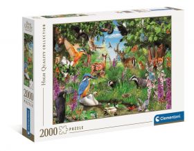Puzzle 2000 Pezzi Clementoni Fantastic Forest | Puzzle Animali - Confezione