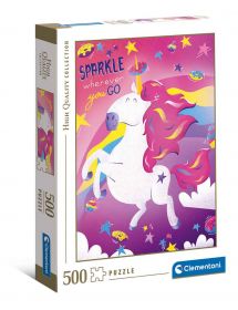 Puzzle 500 Pezzi Clementoni Unicorno| Puzzle Animali Fantasy - Confezione