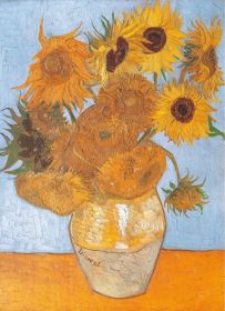 Puzzle 1000 pezzi Clementoni Van Gogh Vaso di Girasoli | Puzzle Arte