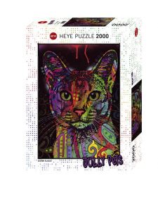 Puzzle 2000 Pezzi Heye Jolly Pets Abyssinian | Puzzle Animali - Confezione