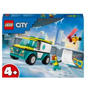 LEGO 60403 Ambulanza di emergenza e snowboarder | LEGO City