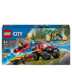 LEGO 60412 Fuoristrada antincendio e gommone di salvataggio | LEGO City