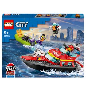 LEGO 60373 Barca di Soccorso Antincendio 