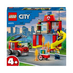 LEGO 60375 Caserma dei Pompieri e Autopompa