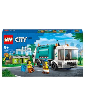 LEGO 60386 Camion per il Riciclaggio dei Rifiuti