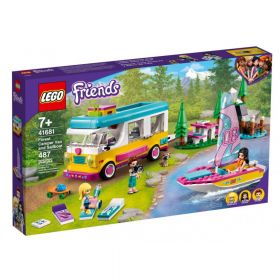 LEGO 41681 Camper Van nella Foresta e Barca a Vela | LEGO Friends