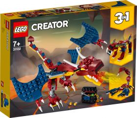 LEGO 31102 Drago del Fuoco LEGO Creator su ARSLUDICA.com