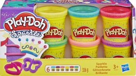 Play-Doh 6 Vasetti Brillanti su ARSLUDICA.com