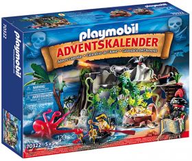 Playmobil 70322 Calendario dell'Avvento: Il Covo dei Pirati | Playmobil Pirati - Confezione