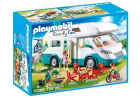 Playmobil 70088 Camper con Famiglia in Vacanza | Playmobil Family Fun