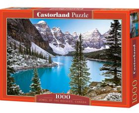 Puzzle 1000 pezzi Castorland Il Gioiello delle Rocce, Canada | Puzzle Paesaggi Montagna