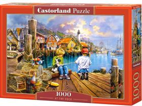 Puzzle 1000 pezzi Castorland Al Porto | Puzzle Paesaggi Mare