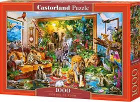 Puzzle 1000 pezzi Castorland Entrando nella Stanza | Puzzle Animali