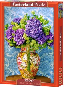 Puzzle 1000 pezzi Castorland Bouquet di Ortensie | Puzzle Fiori