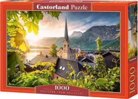 Puzzle 1000 pezzi Postcard from Hallstatt Castorland su arsludica.com
