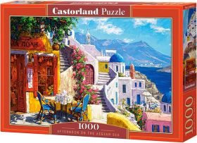 Puzzle 1000 pezzi Castorland Pomeriggio sul Mare Egeo | Puzzle Paesaggi