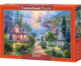 Puzzle 1500 pezzi Castorland Vita Costiera | Puzzle Mare