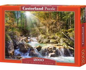 Puzzle 2000 pezzi Castorland Fiume della Foresta Assolata | Puzzle Paesaggio
