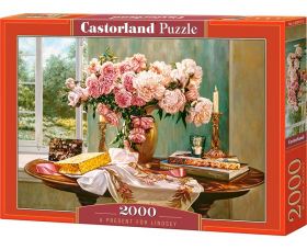Puzzle 2000 pezzi Castorland Un Regalo per Lindsey | Puzzle Fiori