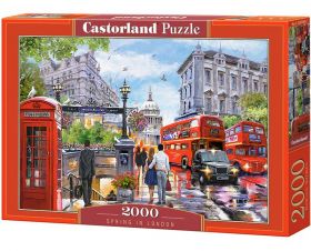 Puzzle 2000 pezzi Castorland Primavera a Londra | Puzzle Città