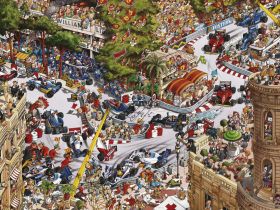 Puzzle 1500 pezzi Heye Loup Monaco Classics | Puzzle Città Composizioni - Immagine