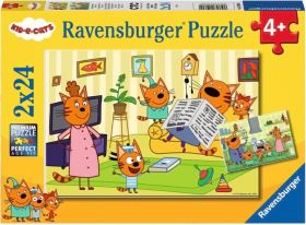 Puzzle 2x24 Pezzi Ravensburger Kid & Cats