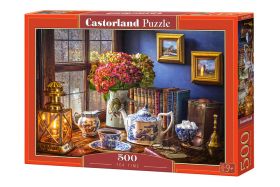 Puzzle 500 pezzi Castorland Tea Time | Puzzle Fiori