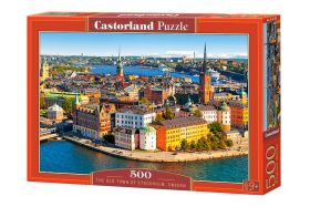 Puzzle 500 pezzi Castorland The Old Town of Stockholm, Sweden | Puzzle Città