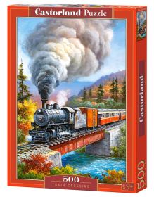 Puzzle 500 pezzi Castorland Train Crossing | Puzzle Paesaggi