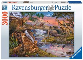 Puzzle 3000 pezzi Ravensburger Il Regno Animale | Puzzle Animali - Confezione