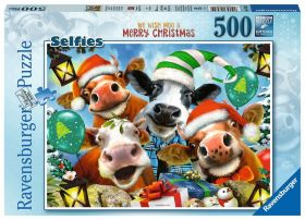 Puzzle 500 pezzi Ravensburger Buon Natale! | Puzzle Animali - Confezione