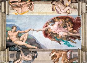 Puzzle Arte 1000 pezzi Clementoni Michelangelo La Creazione dell'Uomo