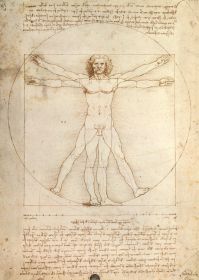 Puzzle Arte 1000 pezzi Ravensburger Leonardo Da Vinci: L'Uomo Vitruviano