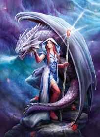 Puzzle Fantasy 1000 pezzi Clementoni Anne Stokes Dragon Mage