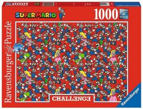 Puzzle Fantasy 1000 Pezzi Ravensburger Challenge Super Mario confezione