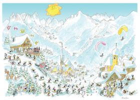 Puzzle Formiche 1000 pezzi Dolomiti Inverno | Puzzle Fabio Vettori