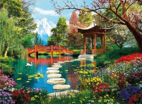 Puzzle Paesaggi 1000 pezzi Clementoni Fuji Garden