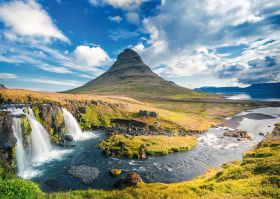 Puzzle Paesaggi 1000 pezzi Ravensburger Cascate di Kirkjufell, Islanda