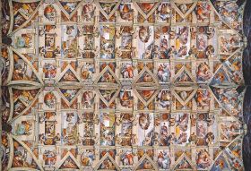 Puzzle Panorama 1000 Pezzi Clementoni Volta della Cappella Sistina