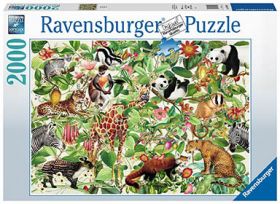 Puzzle 2000 Pezzi Ravensburger Giungla | Puzzle Animali Composizioni - Confezione