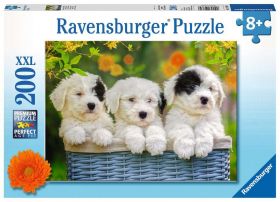 Puzzle 200 Pezzi XXL Ravensburger Trio di Cuccioli | Puzzle per Bambini