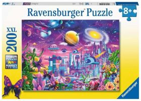 Puzzle 200 Pezzi XXL Ravensburger Città Cosmica | Puzzle per Bambini