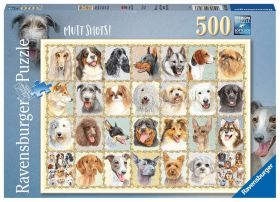 Puzzle 500 Pezzi Ravensburger Ritratti di Cani | Puzzle Animali Composizioni - Confezione