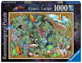 Puzzle 1000 Pezzi Ravensburger Fuga Esotica | Puzzle Animali Composizioni - Confezione