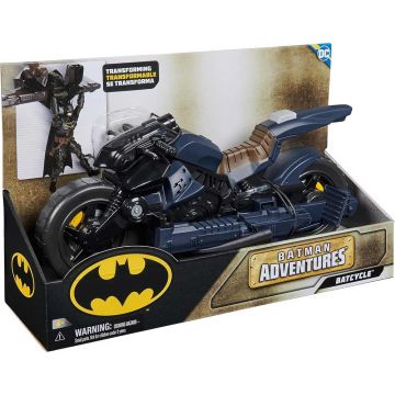 BATMAN ADVENTURES Batcycle 2 in 1 in Scala Personaggi 30cm 3+