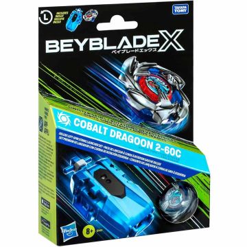 BEYBLADE X COBALT DRAGOON 2-60C Con Lanciatore Deluxe